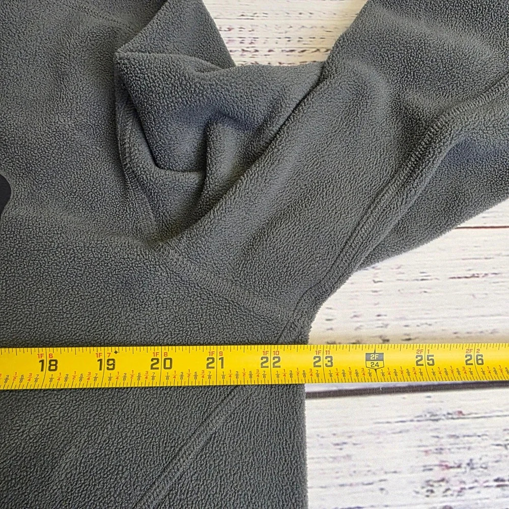 Eddie Bauer First Ascent Polartec‎ Fleece Pullover Mens Large Gray 1/4 Zip 0677